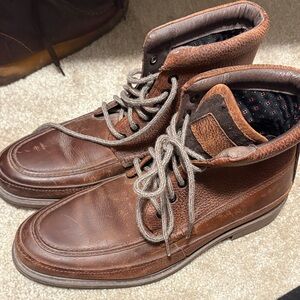 Johnston & Murphy Dark Brown Leather Boots